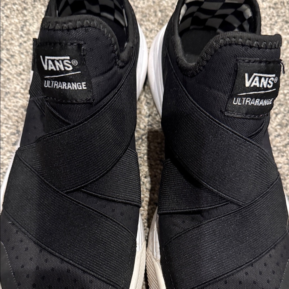 Vans Ultrarange Black Slip-On Sneakers - Picture 5 of 6